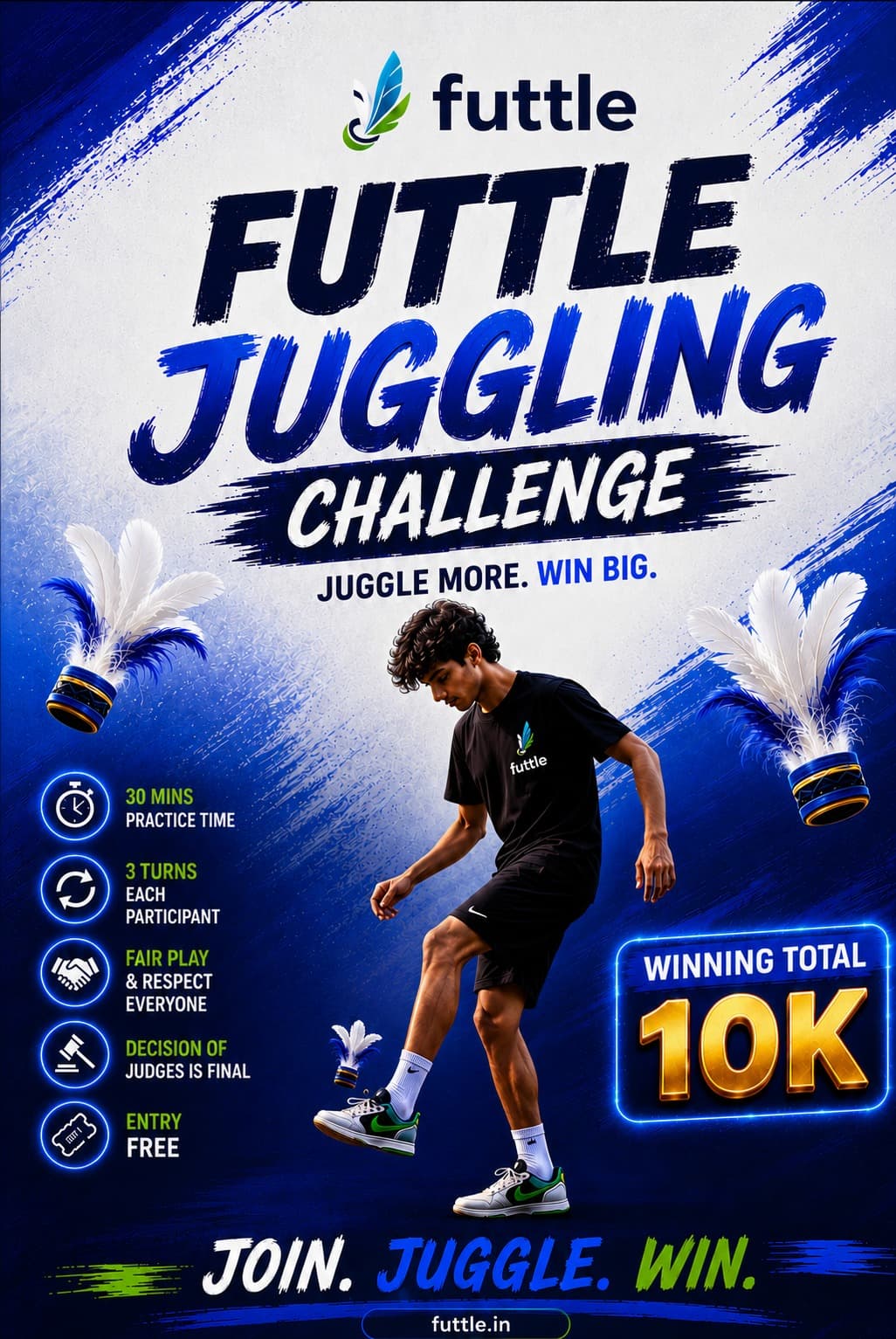 Pickup games event poster